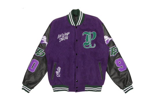 theFADEDpenguin 'Purple Haze' Varsity Jacket